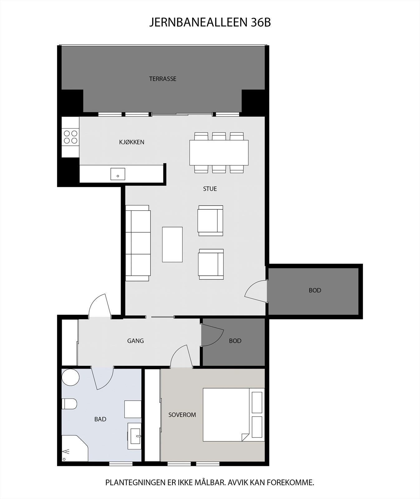 Plantegning Galleribilde