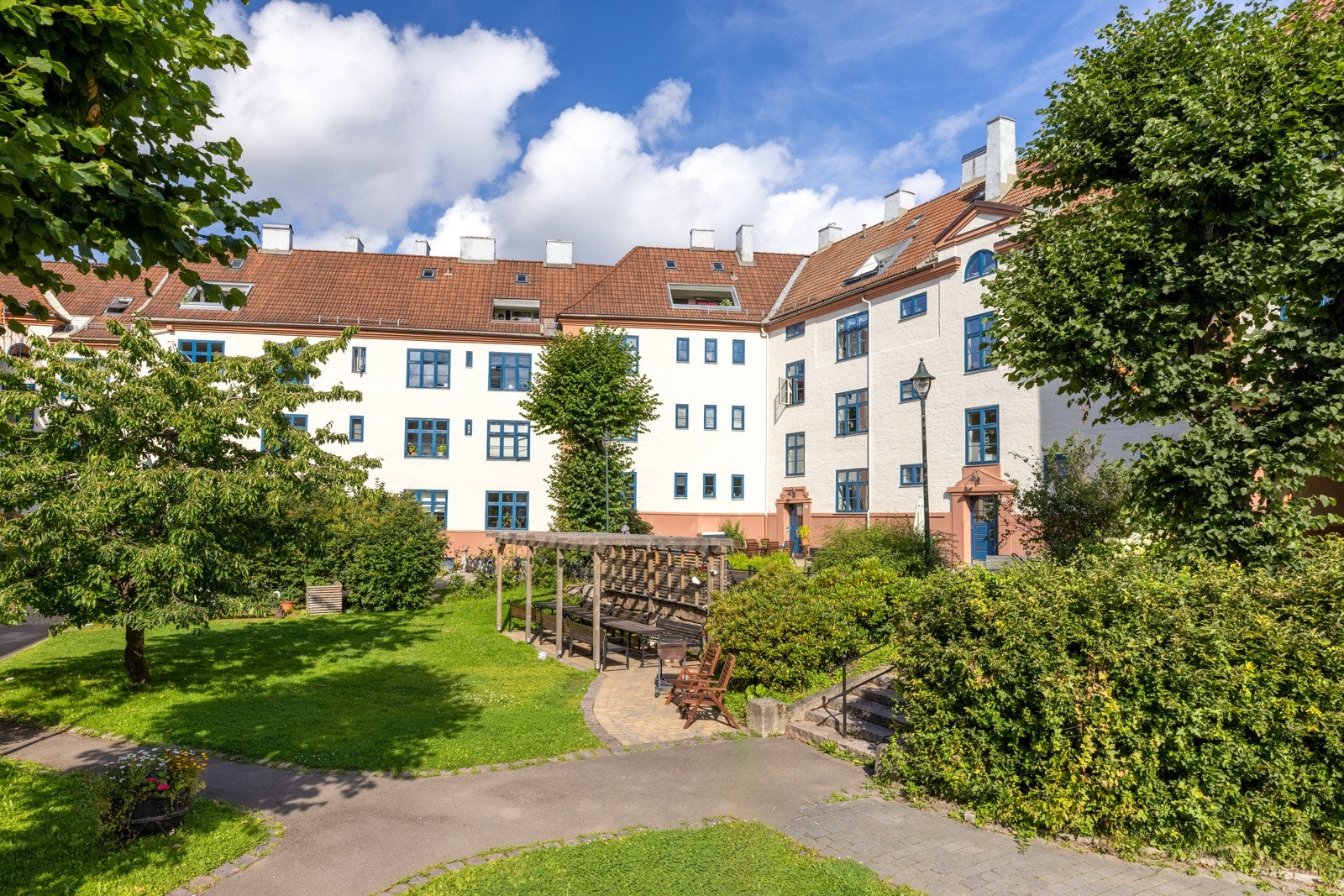 Tysklandsgården er en særdeles flott Torshovgård med et fantastisk bomiljø for både store- og små, og nydelig gårdsrom. Galleribilde