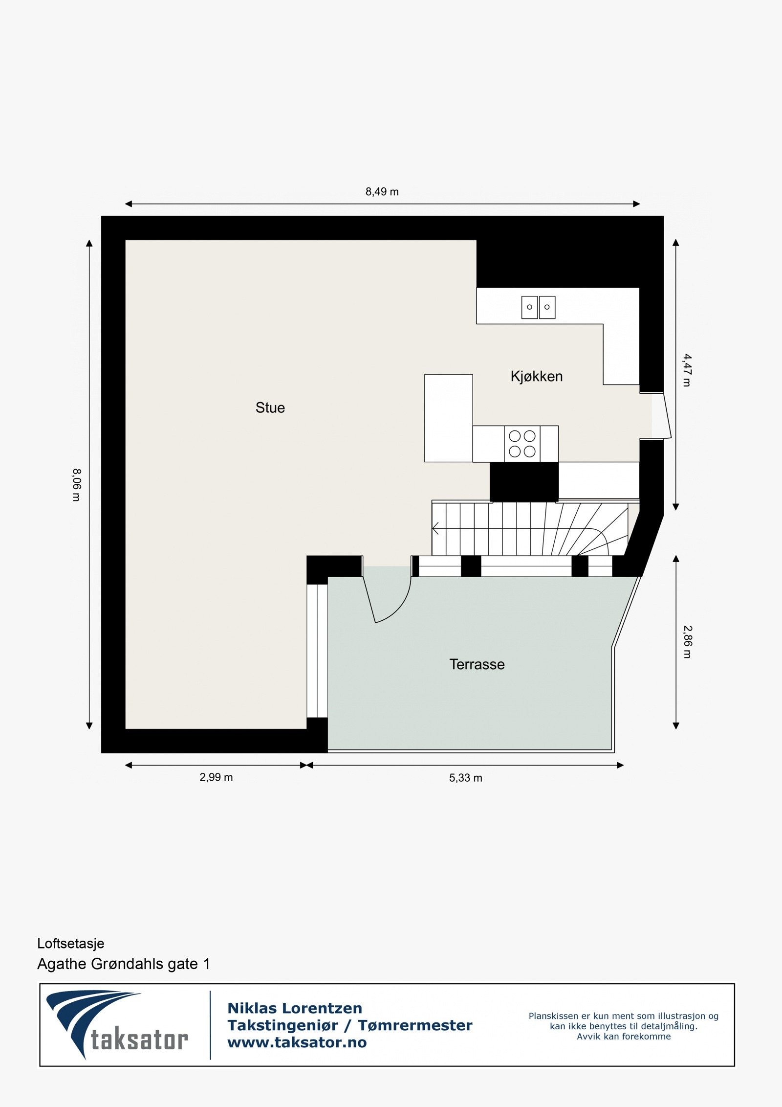 Loftsetasje. Galleribilde