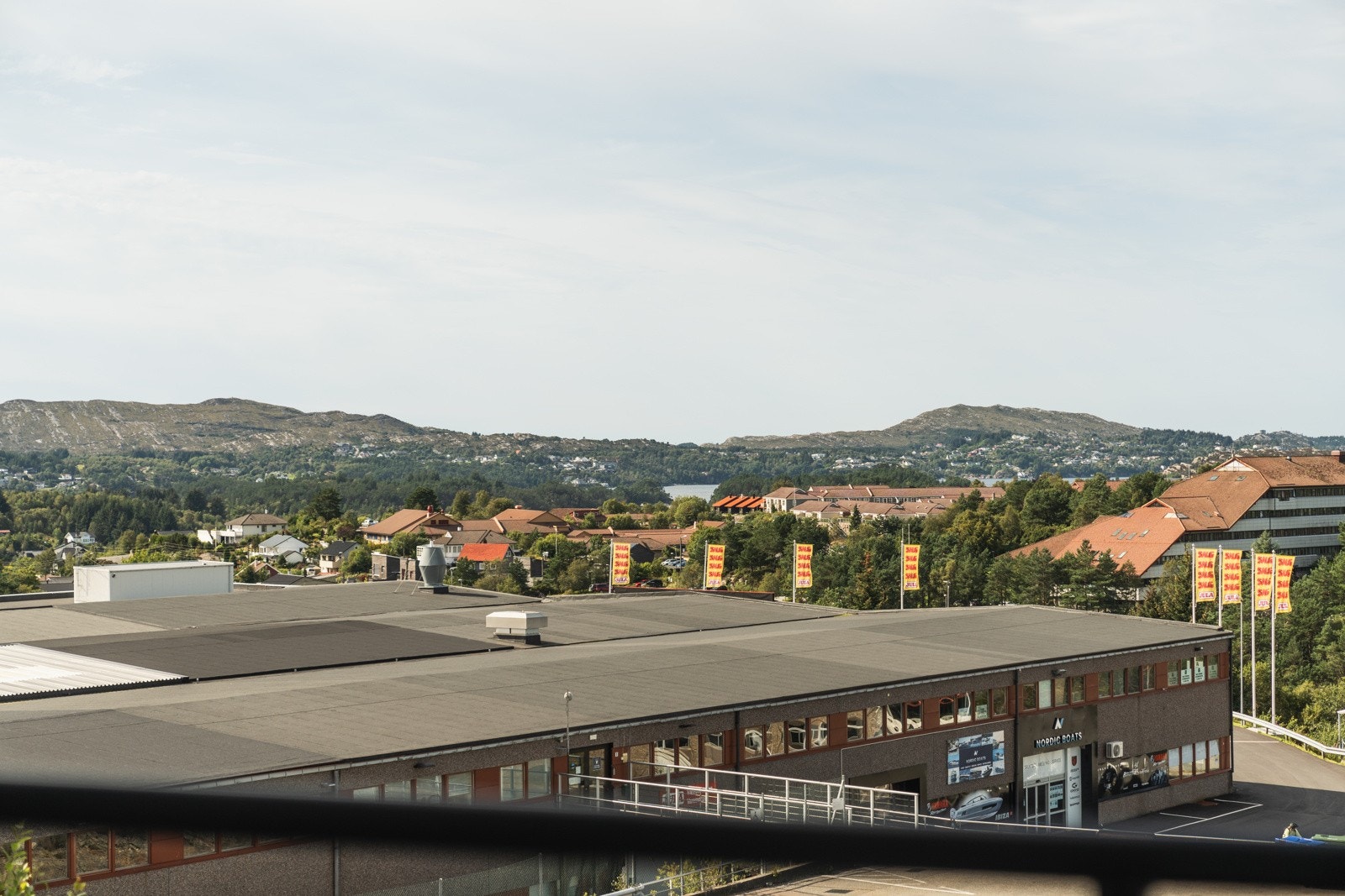 Fin utsikt og gode solforhold. Galleribilde
