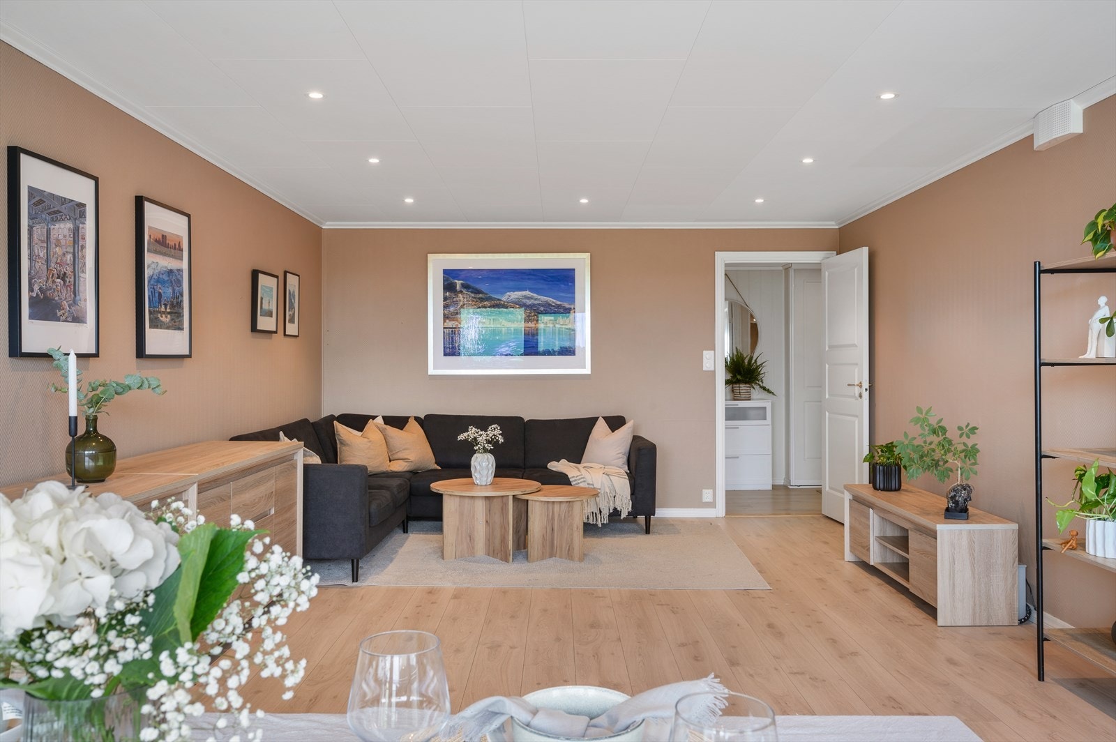 - Merk downlights i tak - Galleribilde