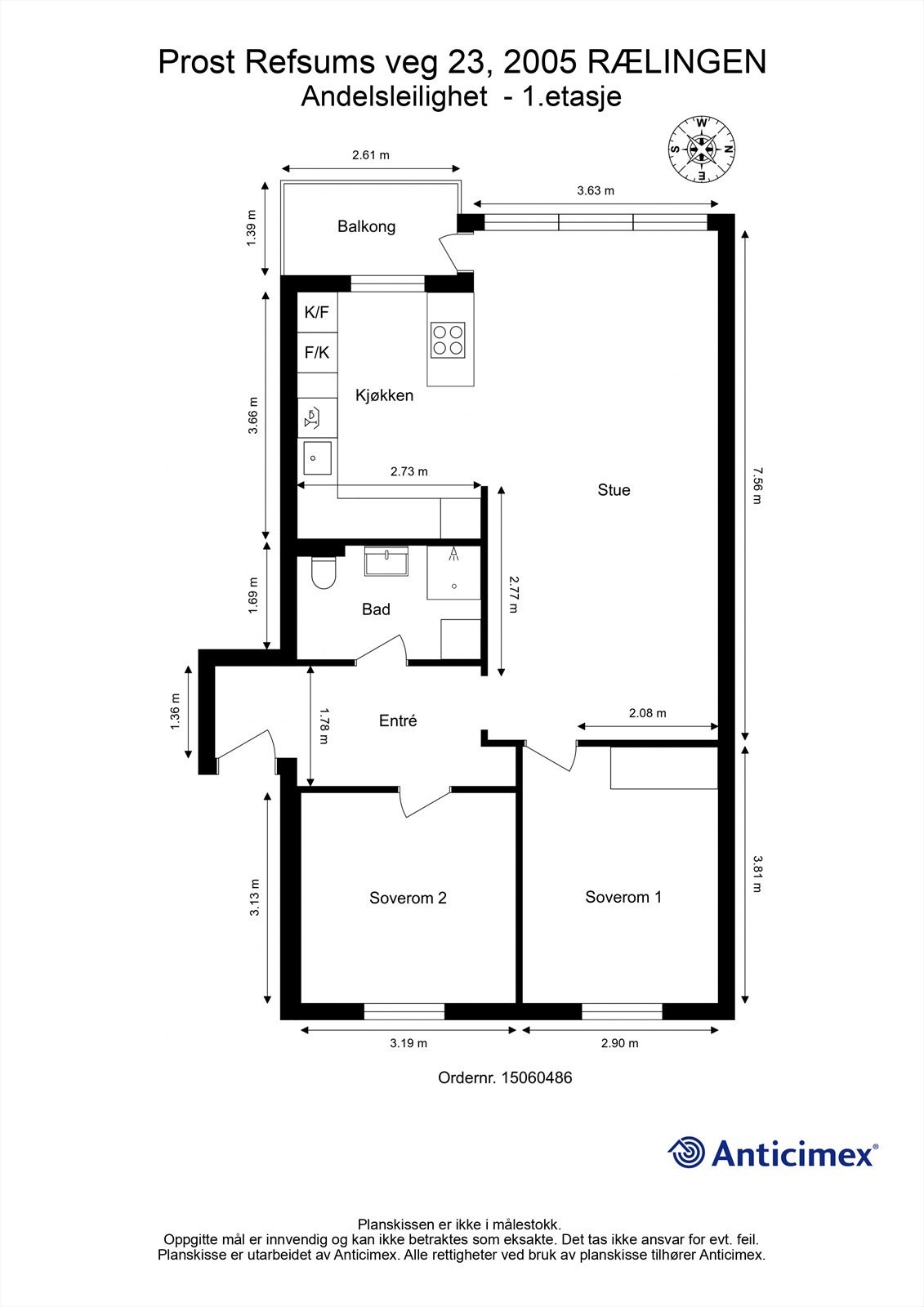 Plantegning Galleribilde