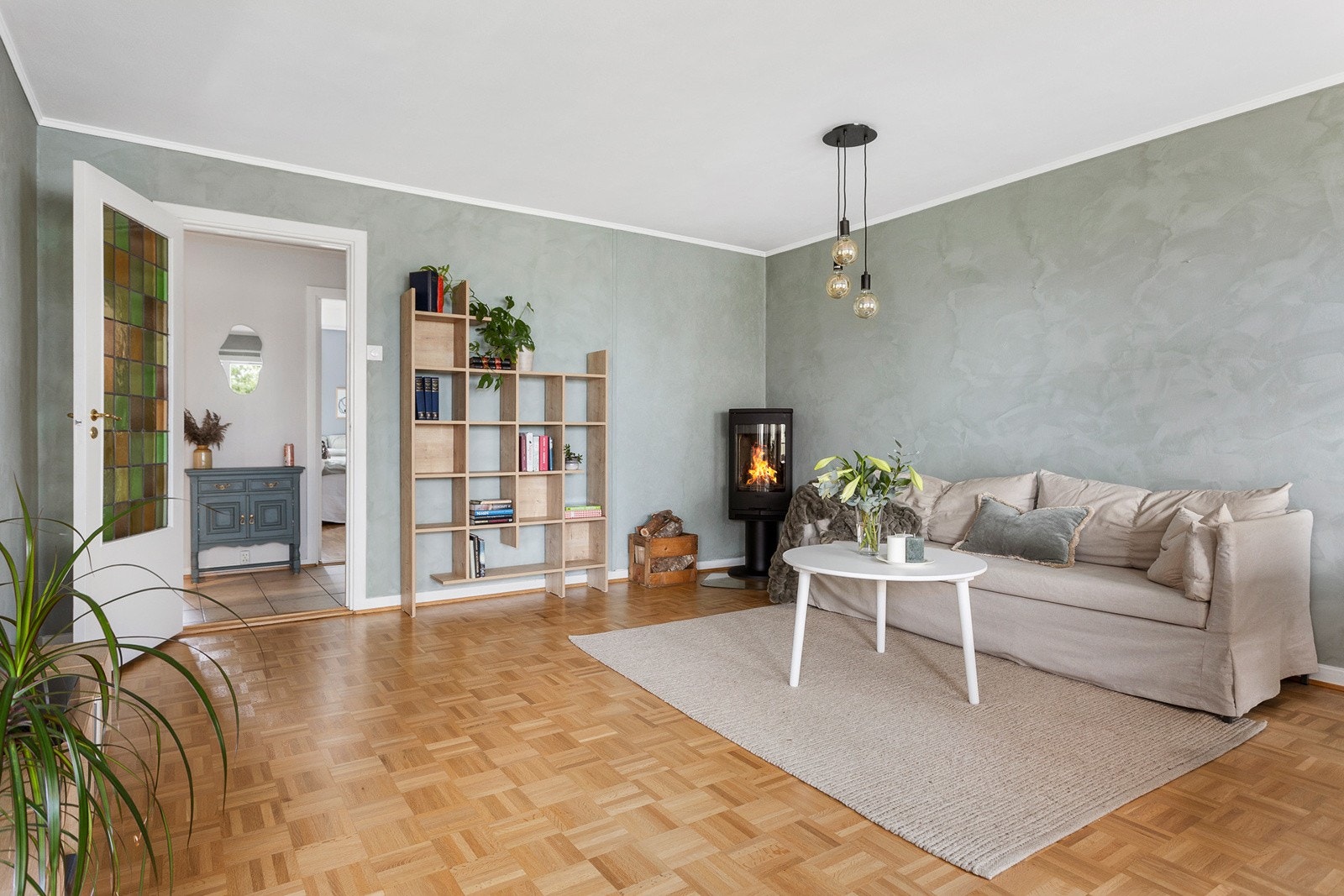 Her har du god plass til å etablere en hyggelig sittegruppe. Galleribilde