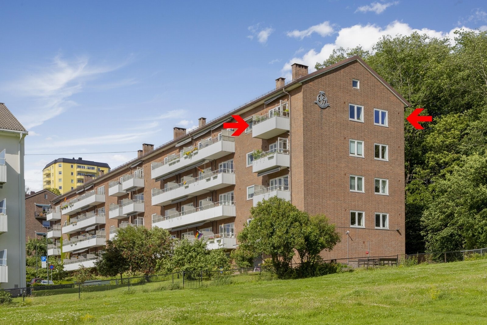 Borettslaget består av 204 andelsleiligheter. Galleribilde