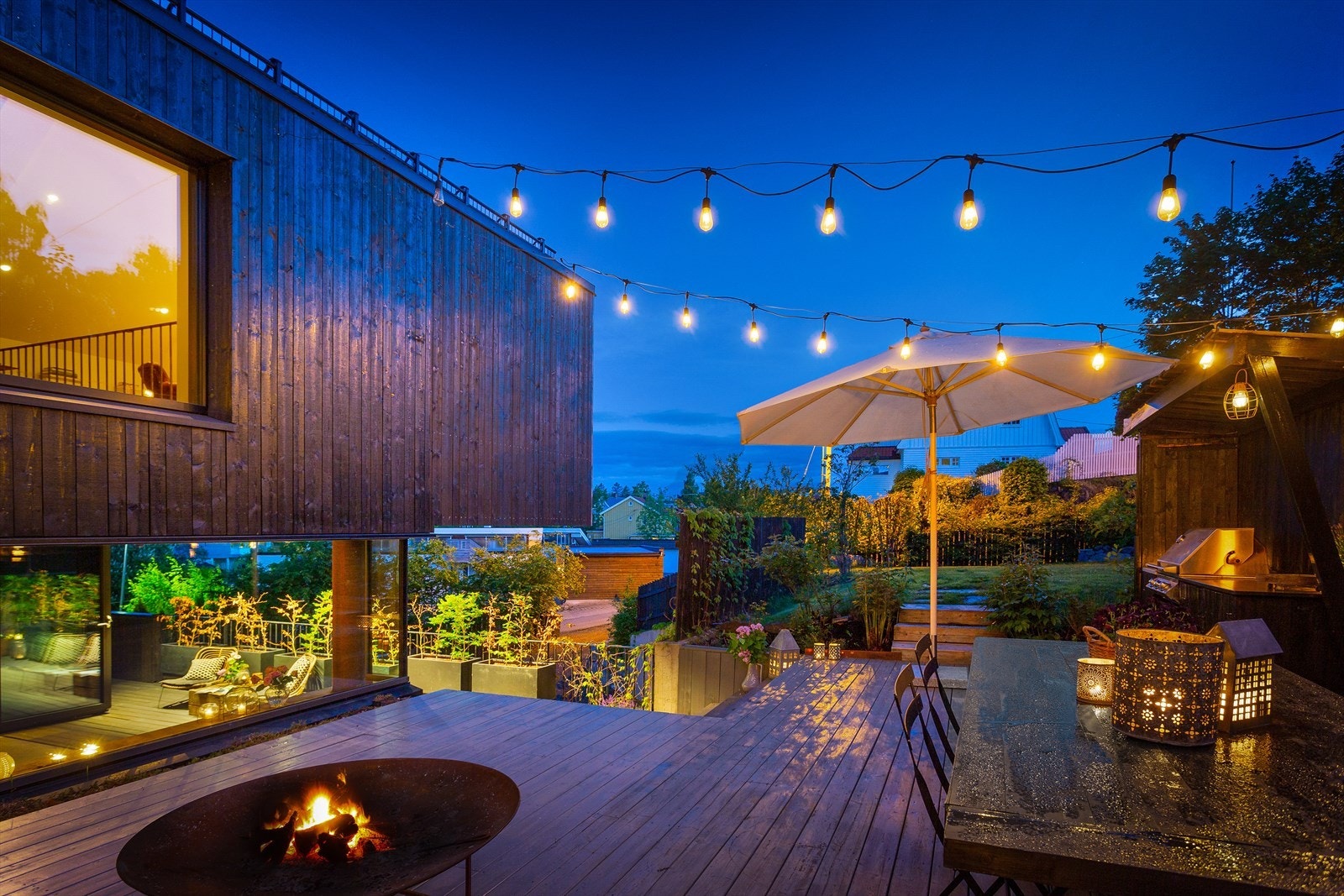 Boligen har et fantastisk uterom! Galleribilde