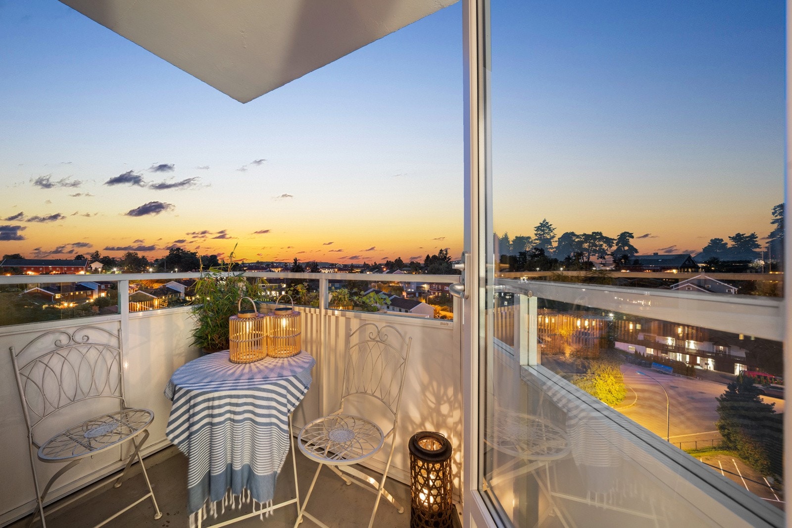 Det er tillatt med elektrisk- og gassgrill på balkongen Galleribilde