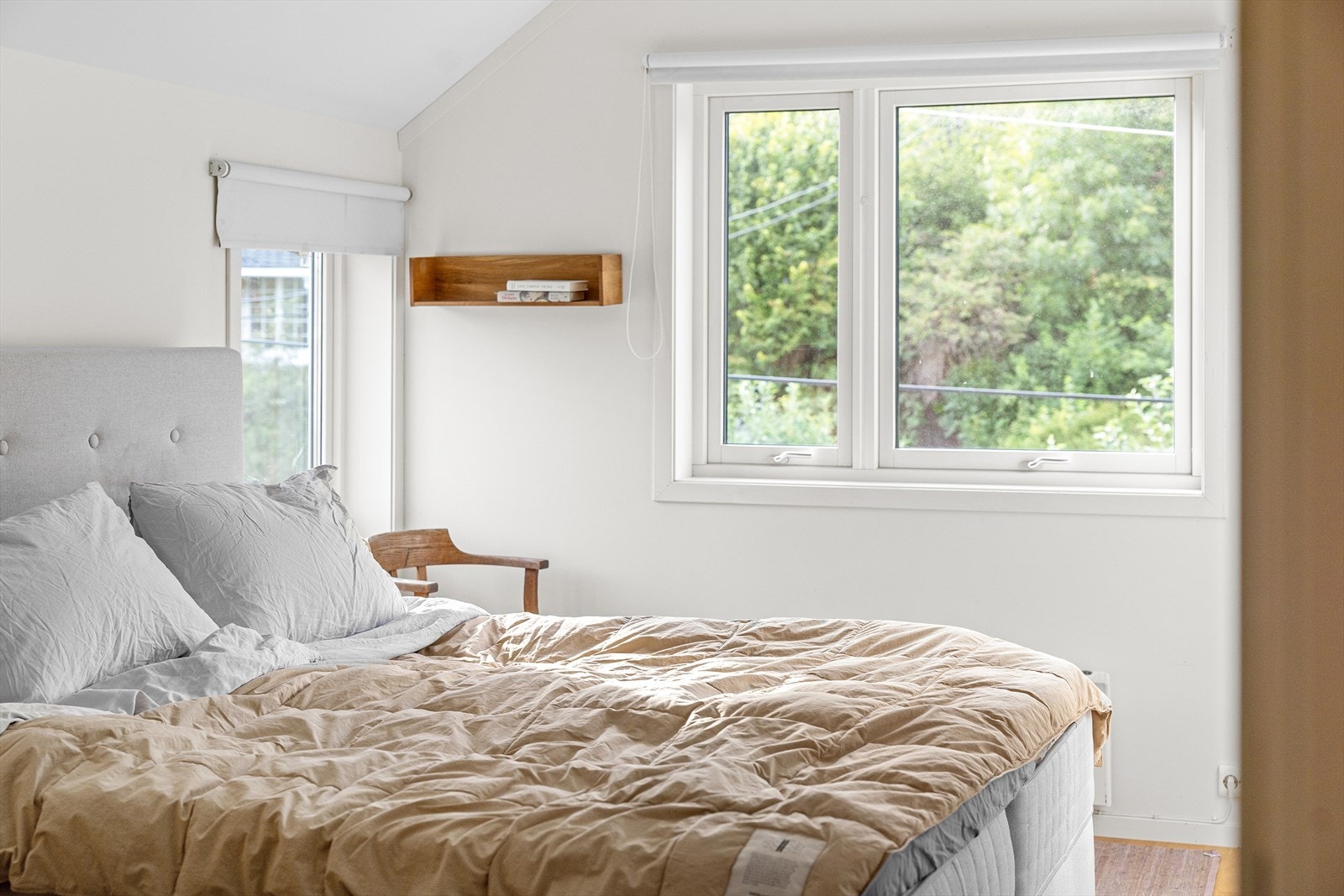 Soverommet oppleves helt skjermet og luftig. Galleribilde