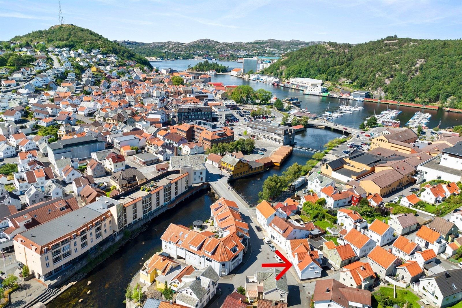 Egersund sentrum Galleribilde