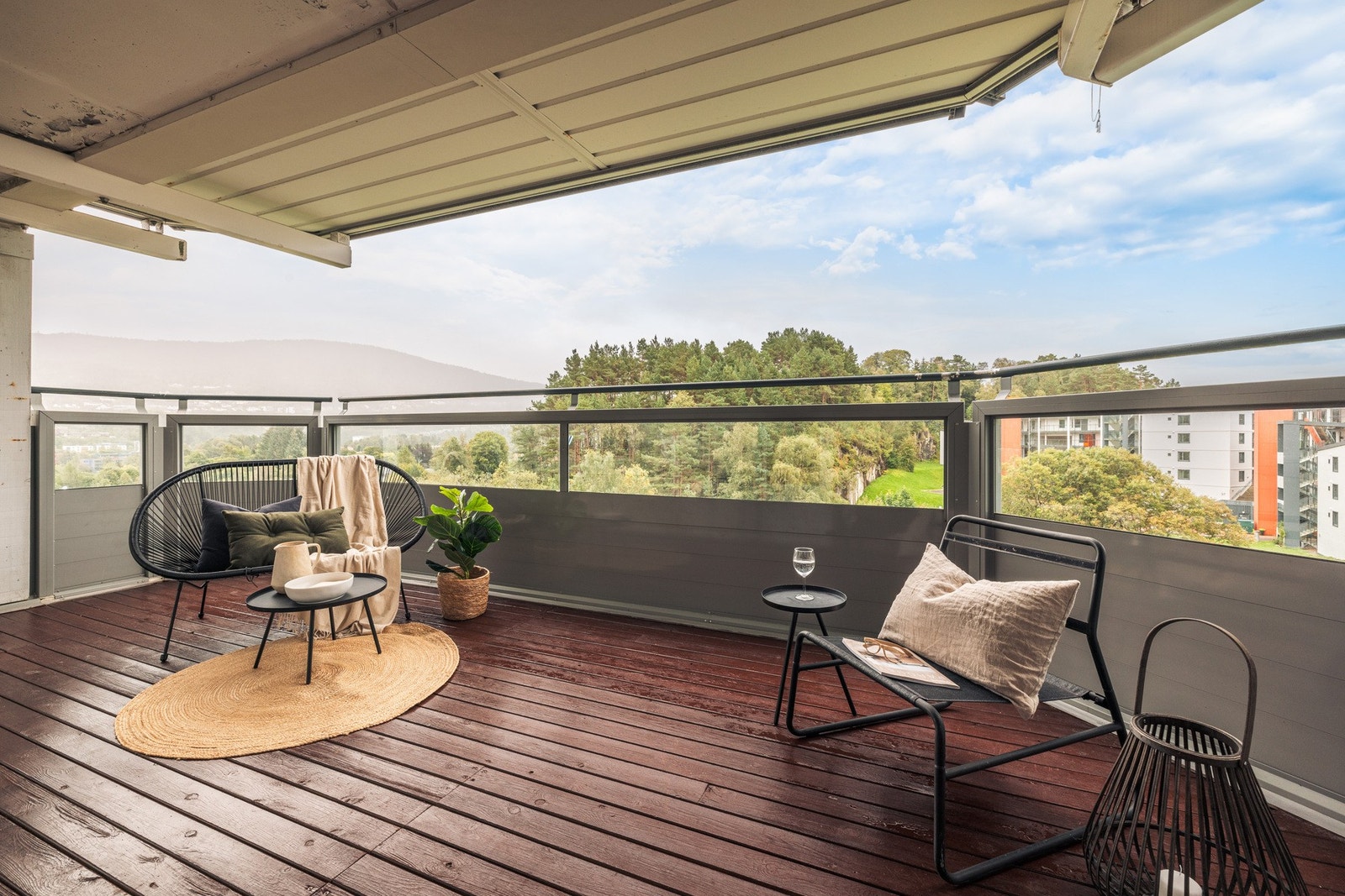 Stor balkong på ca. 16 kvm Galleribilde