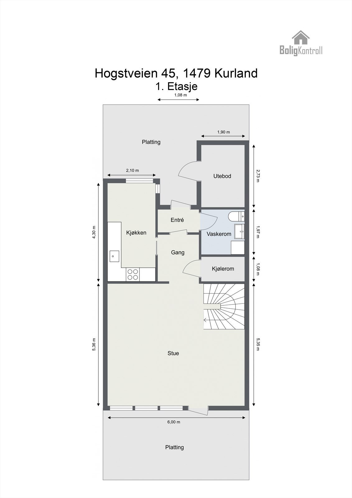 PLANTEGNING 1. ETASJE Galleribilde
