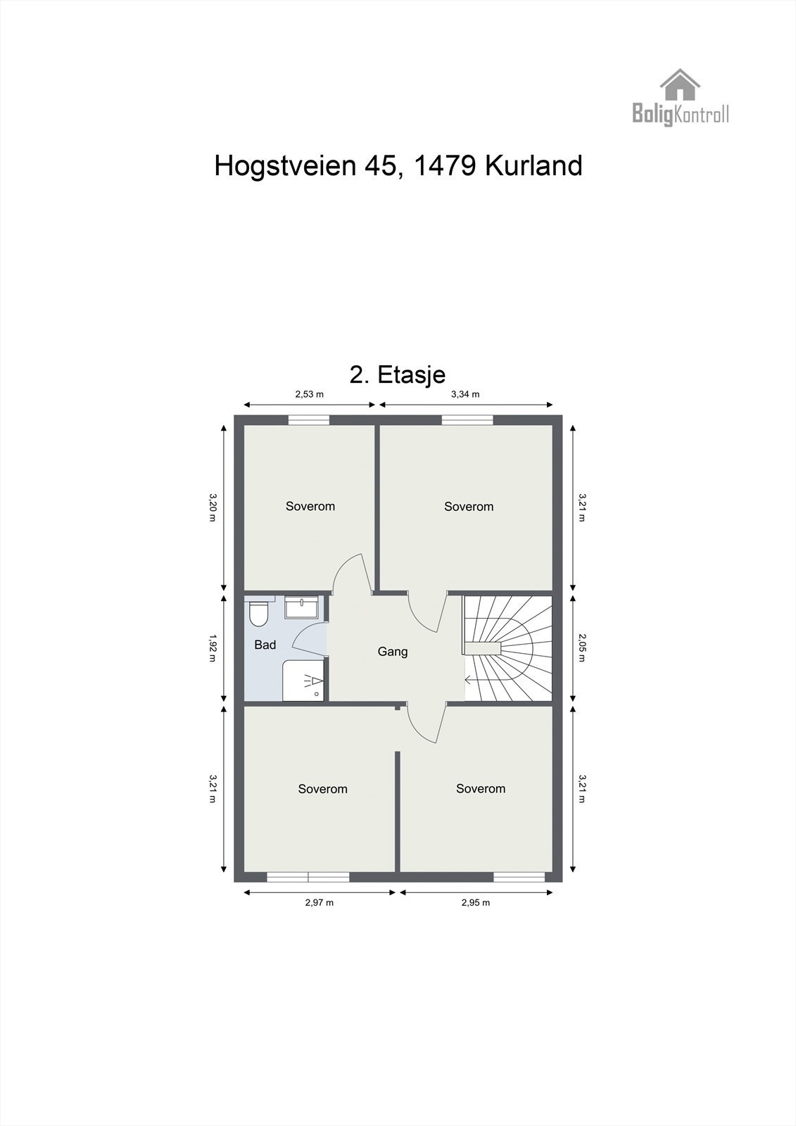 PLANTEGNING 2. ETASJE Galleribilde