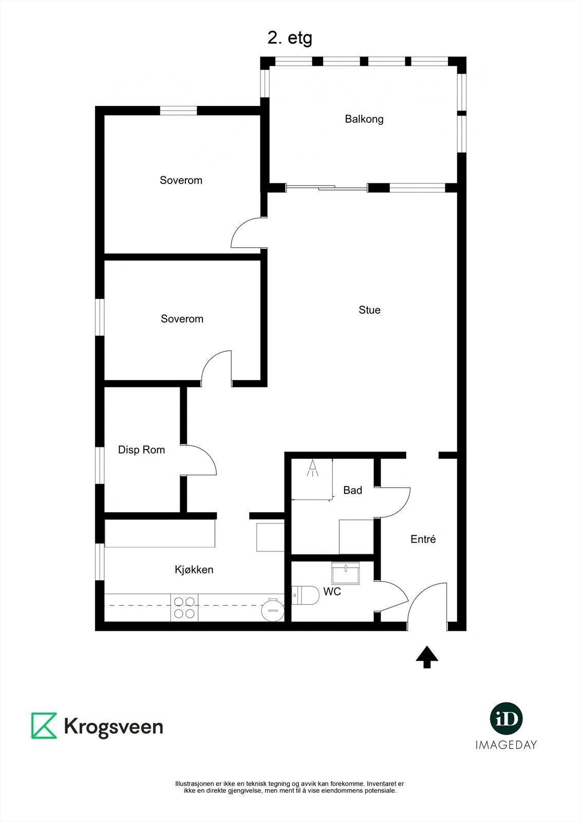 Plantegning Galleribilde