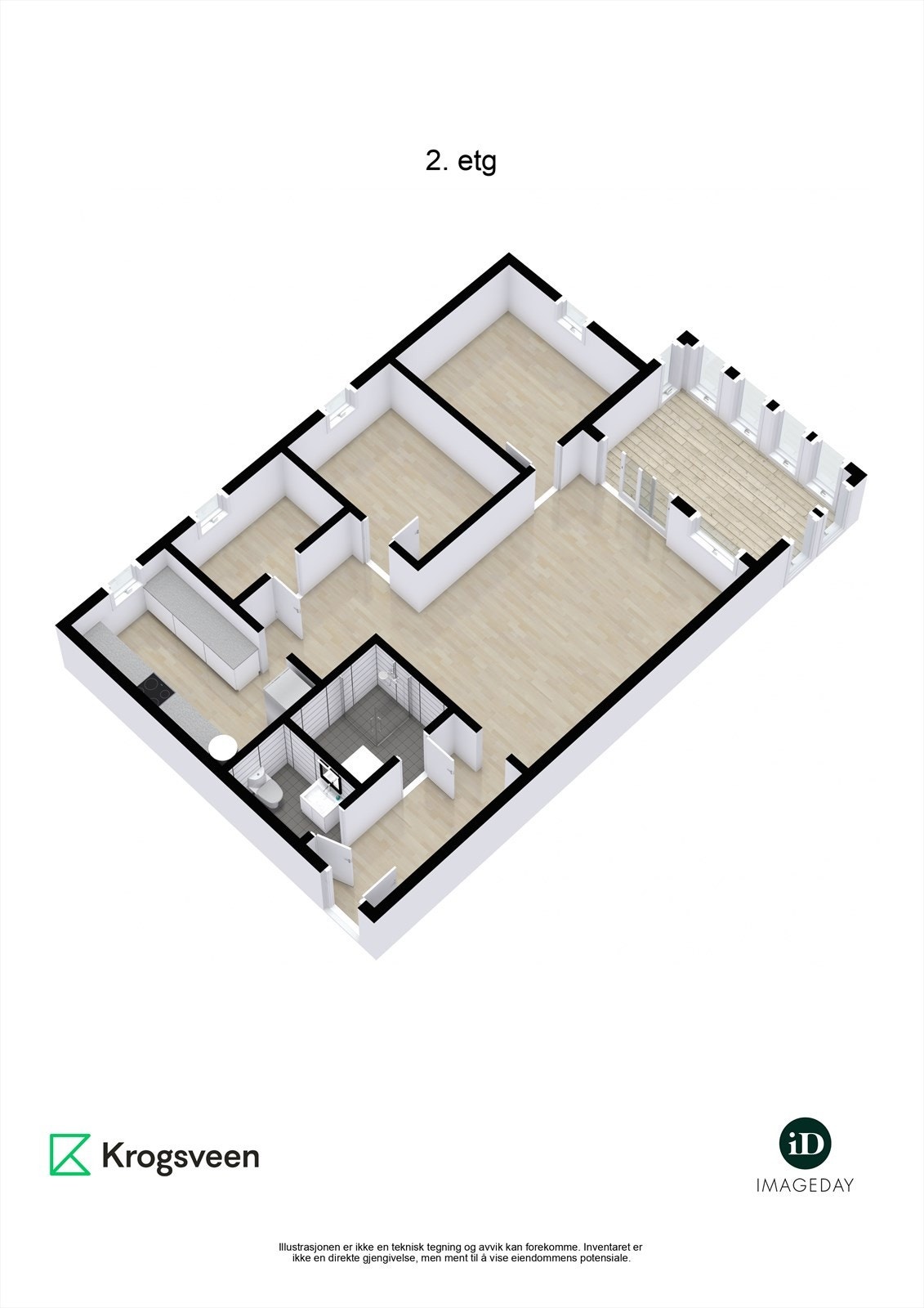 Plantegning Galleribilde