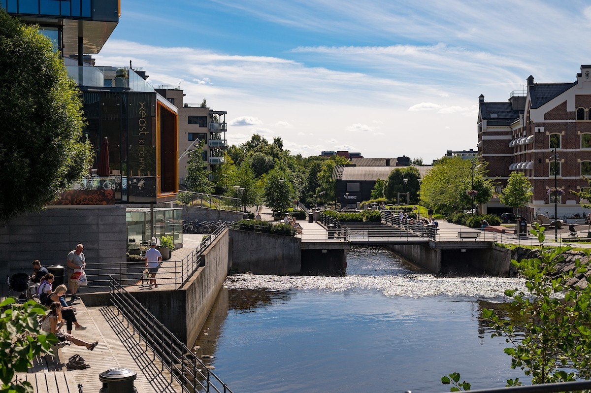 Flotte tur- og rekreasjonsmuligheter langs Akerselva. Galleribilde