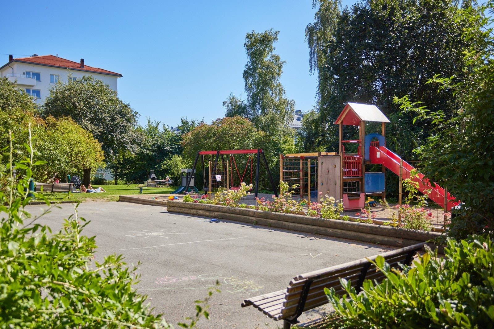 Svært barnevennlig område Galleribilde