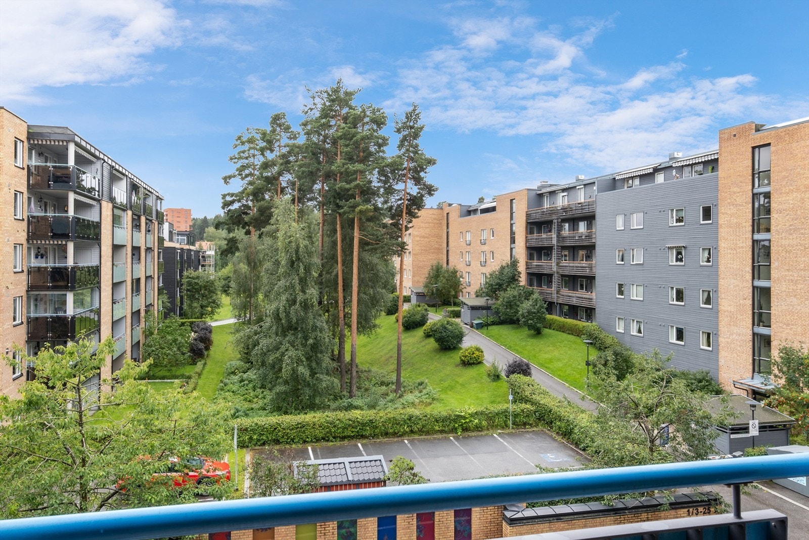 Utsikt fra leiligheten. Galleribilde