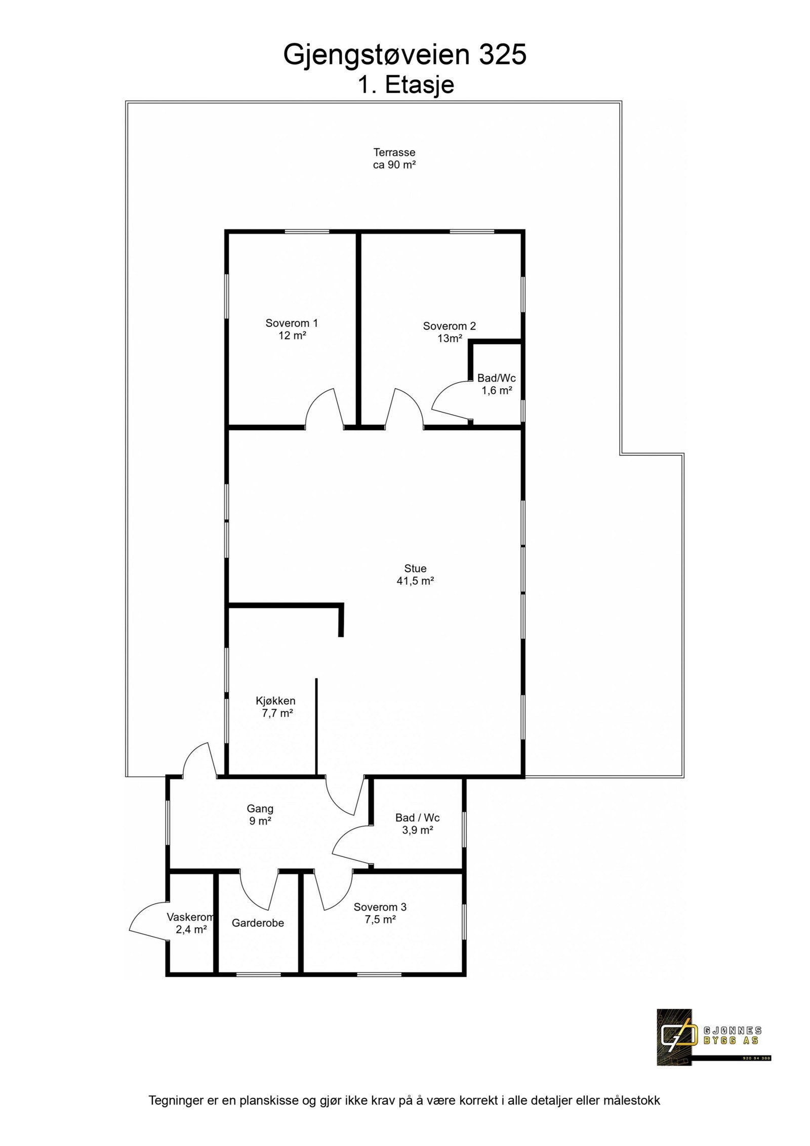 Plantegning. Galleribilde