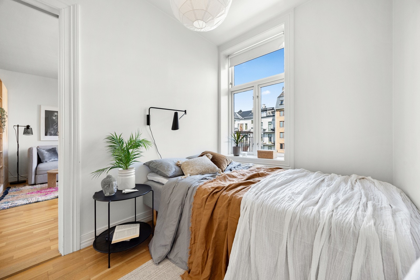 Her har man plass til dobbeltseng. Galleribilde