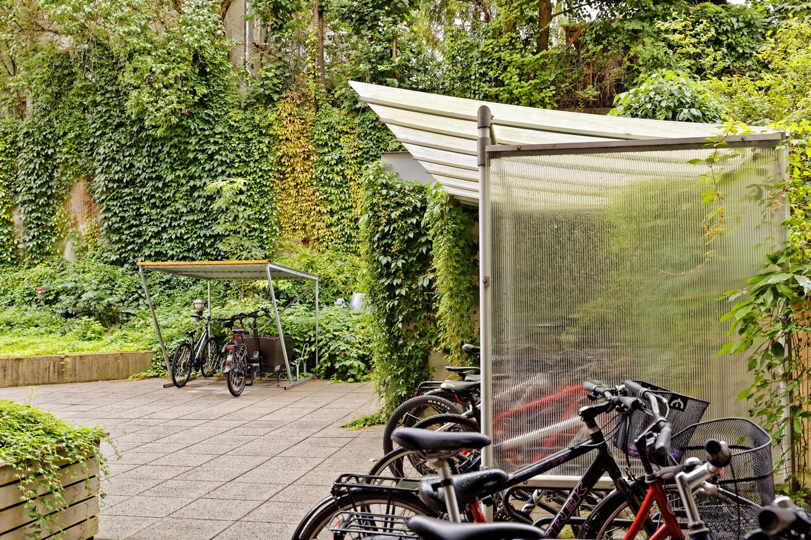 Sykkelparkering på fellesområdene Galleribilde