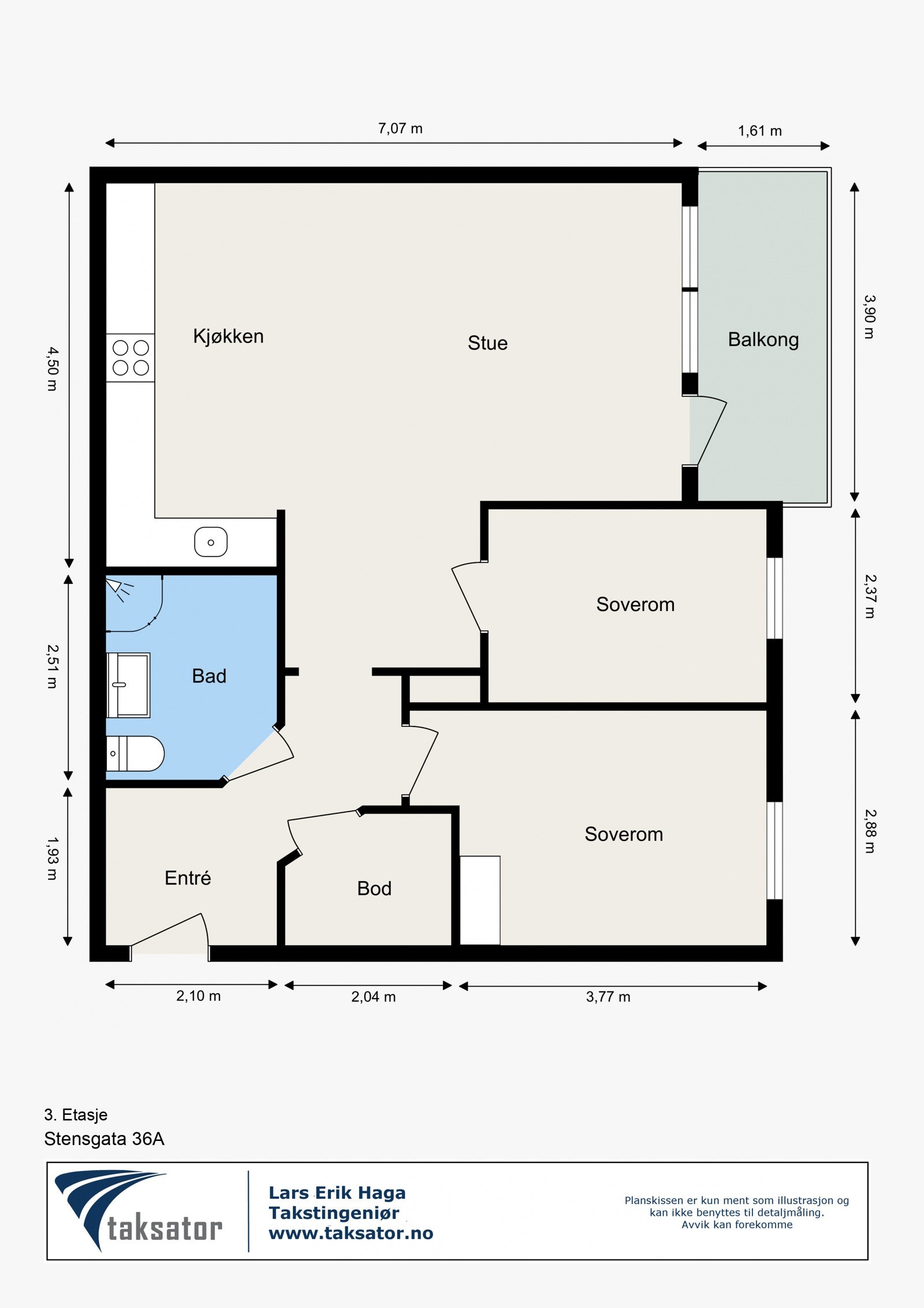 Plantegning Galleribilde