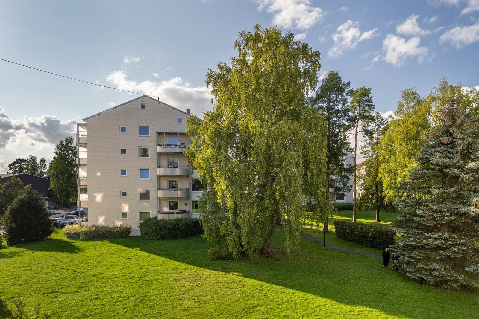 Dette er et sted hvor man er skjermet fra støy, i ett av byens mest koselige områder. Galleribilde