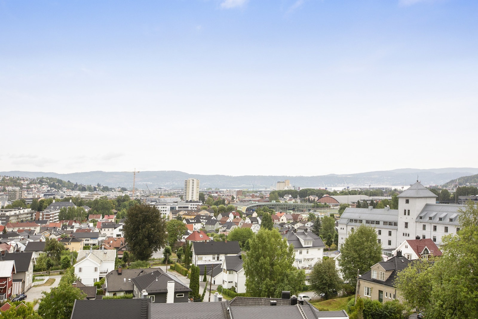 Utsikt fra balkongen Galleribilde