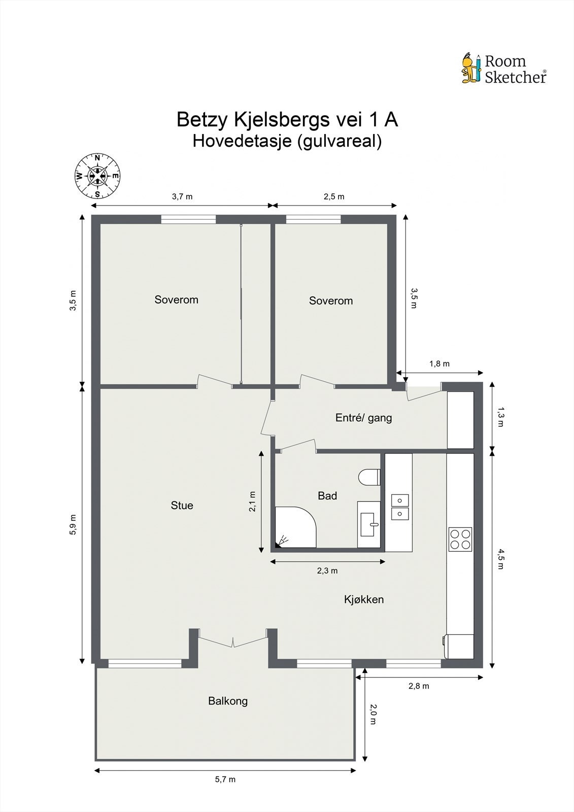 Plantegning. Galleribilde