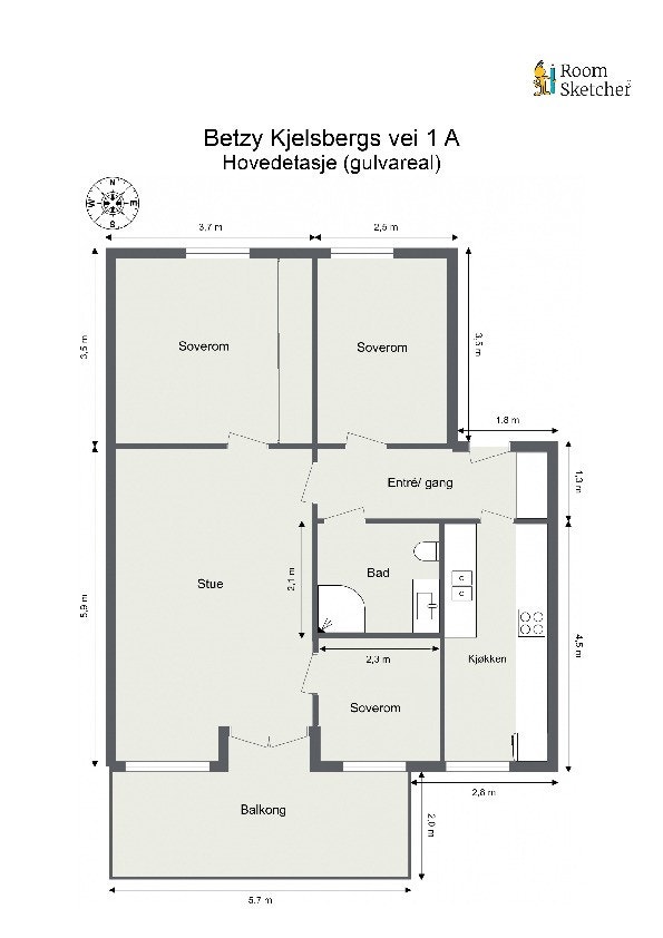 Alternativ plantegning. Galleribilde