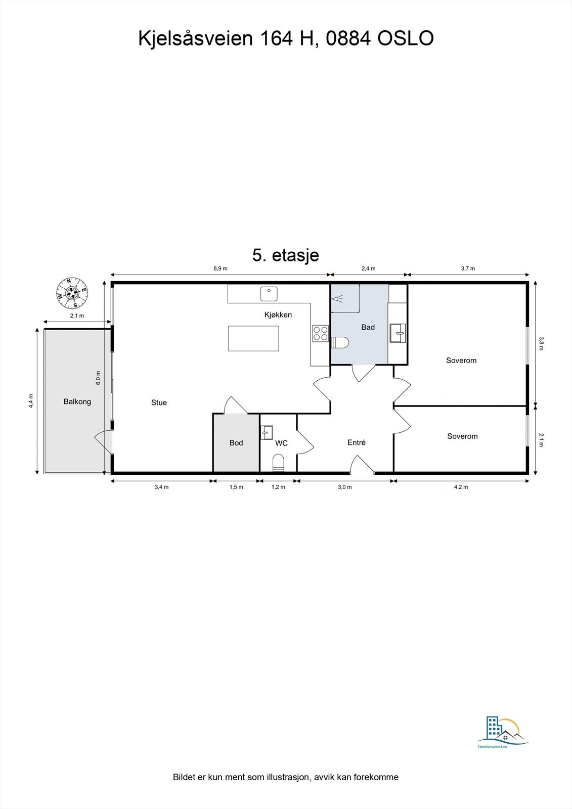 Plantegning til orientering. Galleribilde