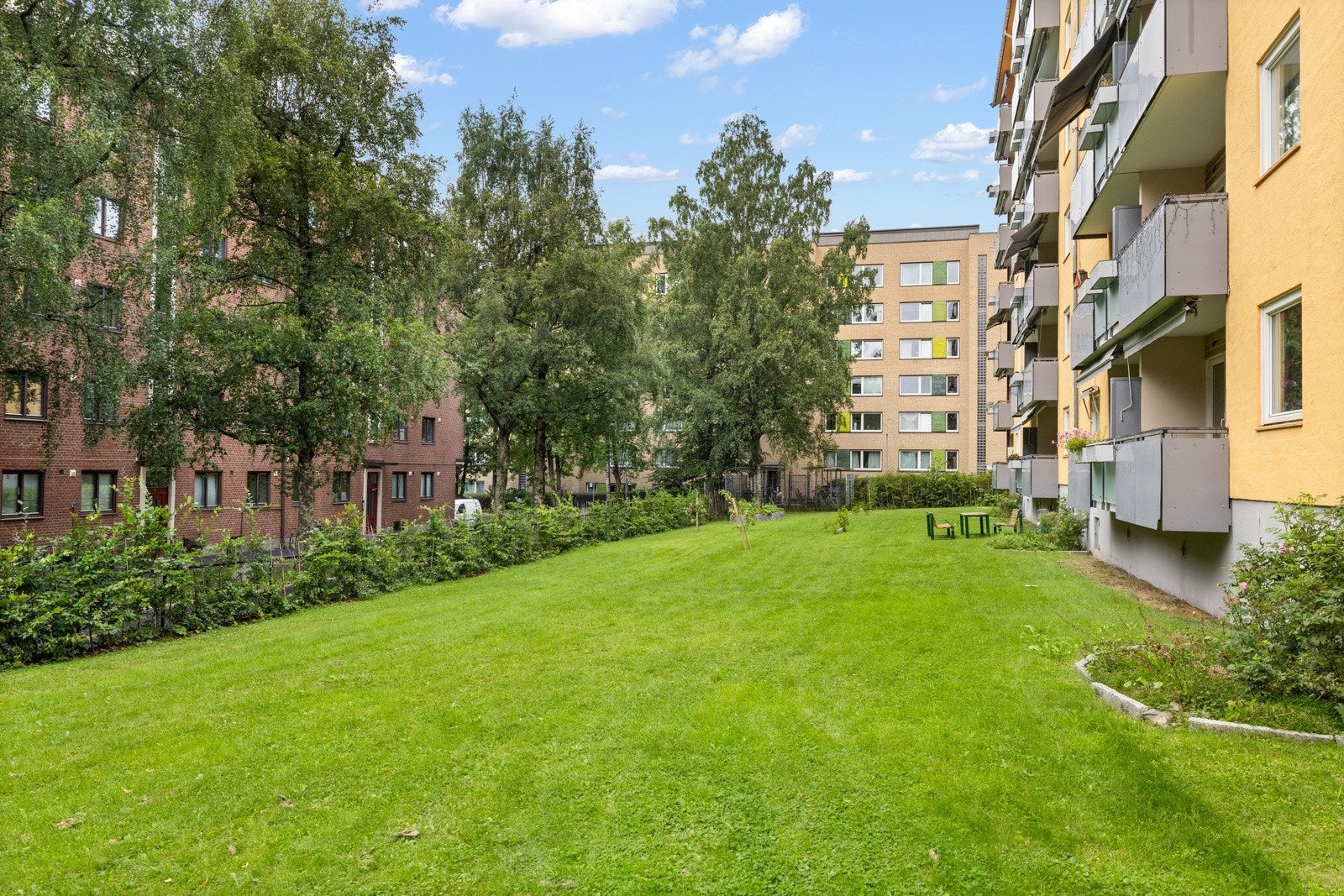 Privat hage for borettslaget. Galleribilde