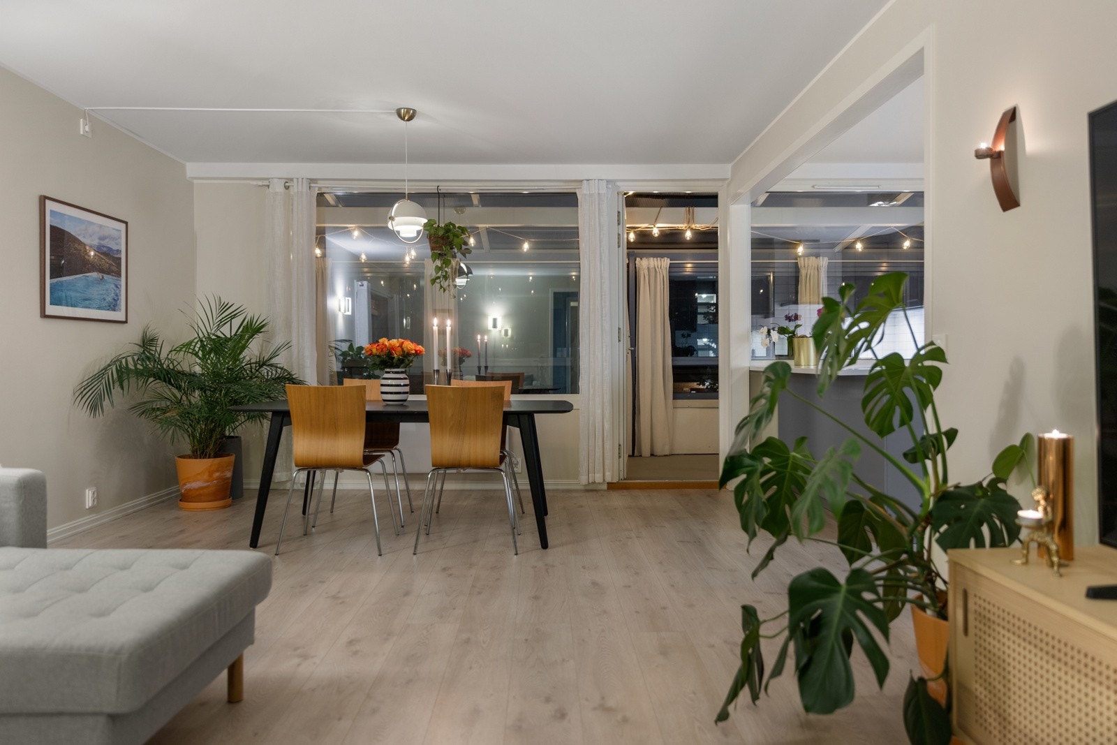 Lun kveldsstemning Galleribilde