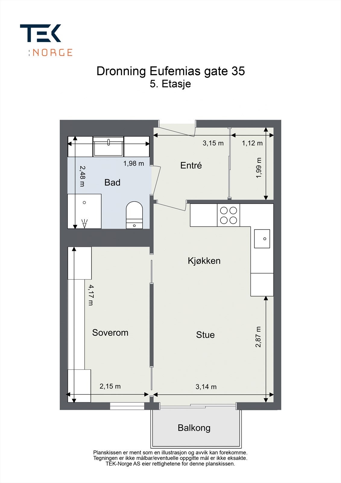 Planskisse Galleribilde