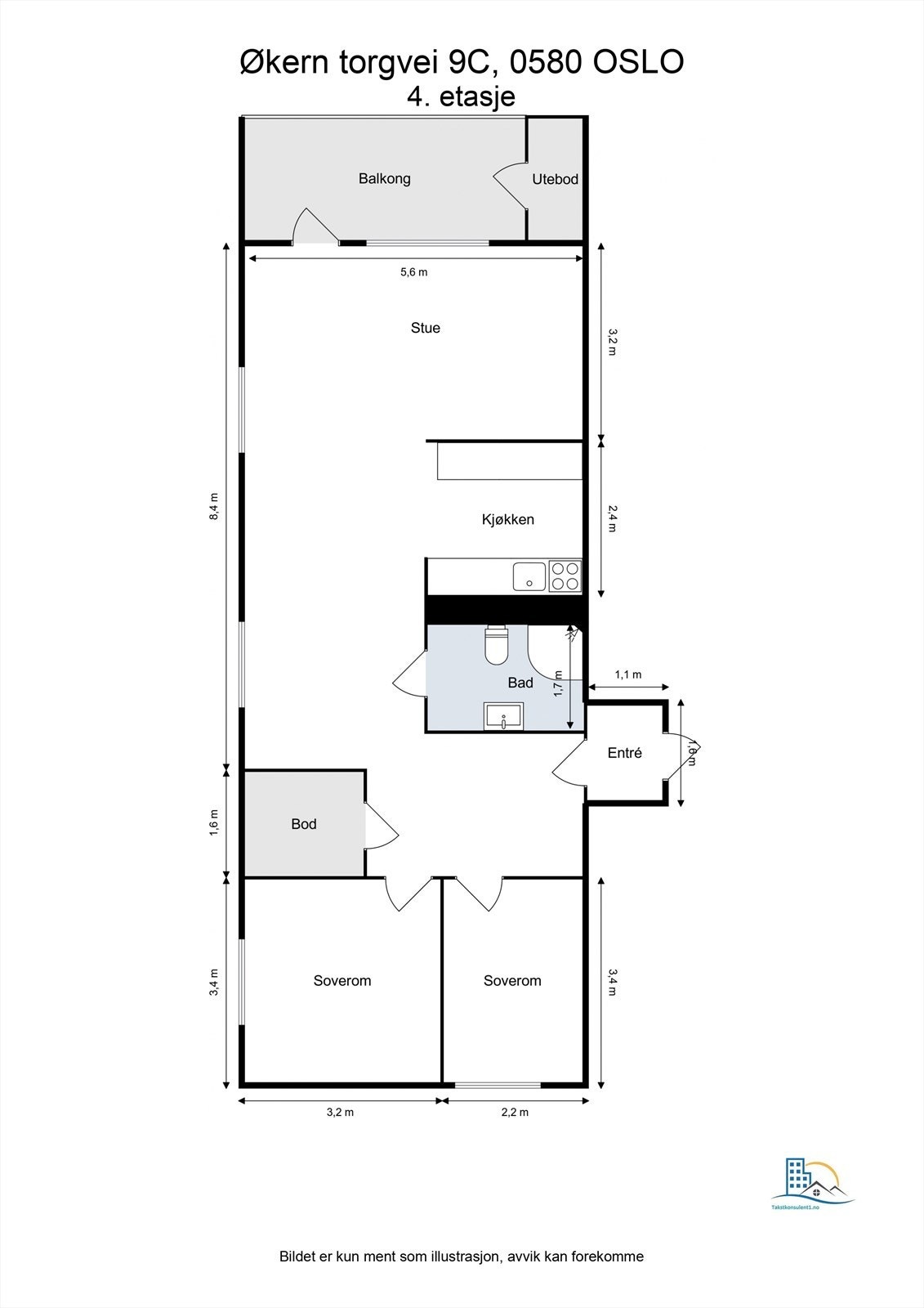 Plantegning Galleribilde