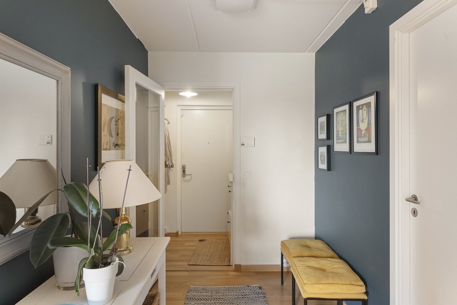Gangen gir et innbydende førsteinntrykk Galleribilde