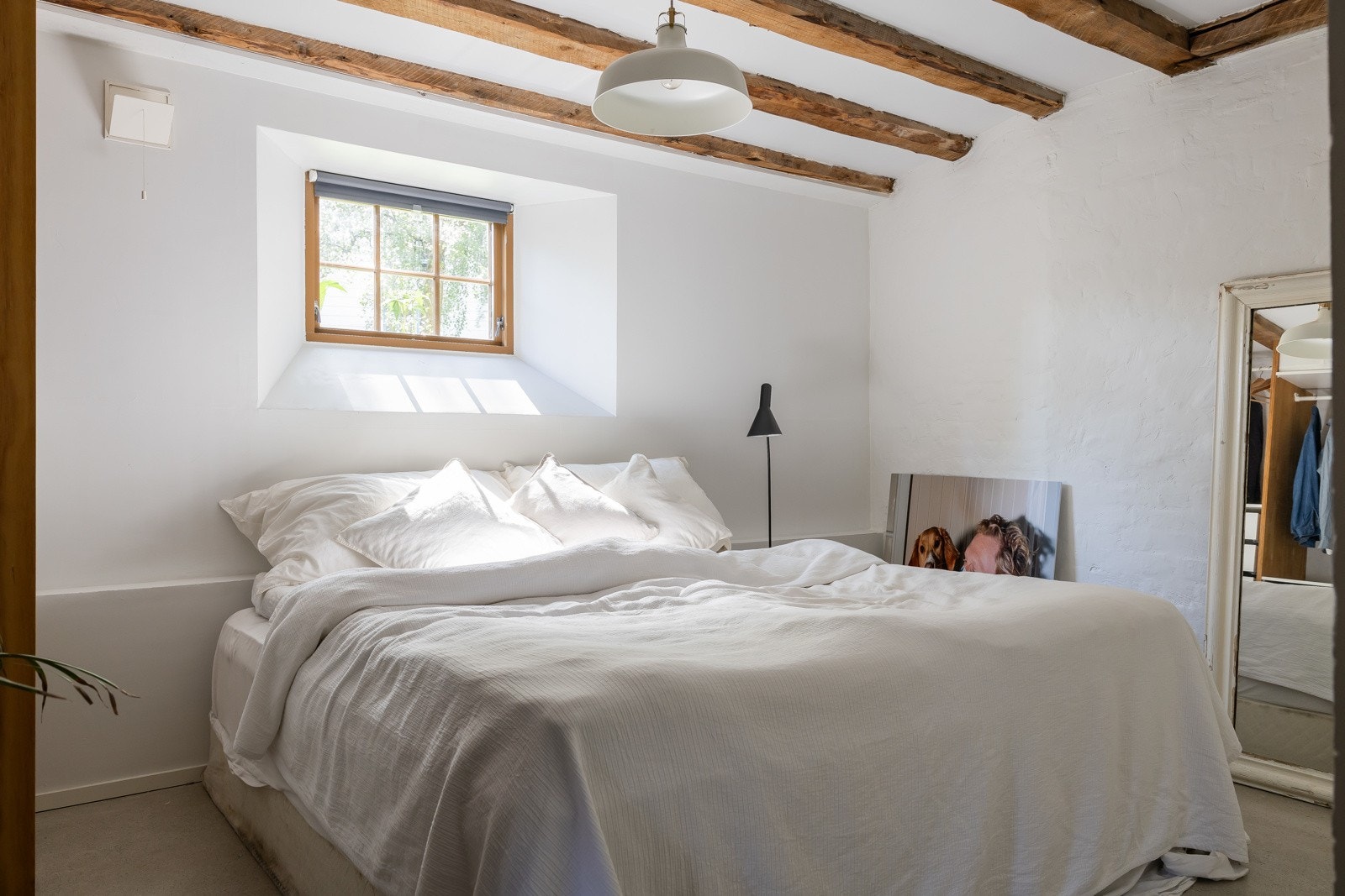 Lekre detaljer i taket med originale bjelker Galleribilde