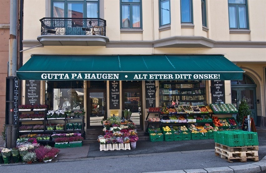 Gutta på Haugen byr på spennende mat og er en kort spasertur fra Lindern Hageby Galleribilde