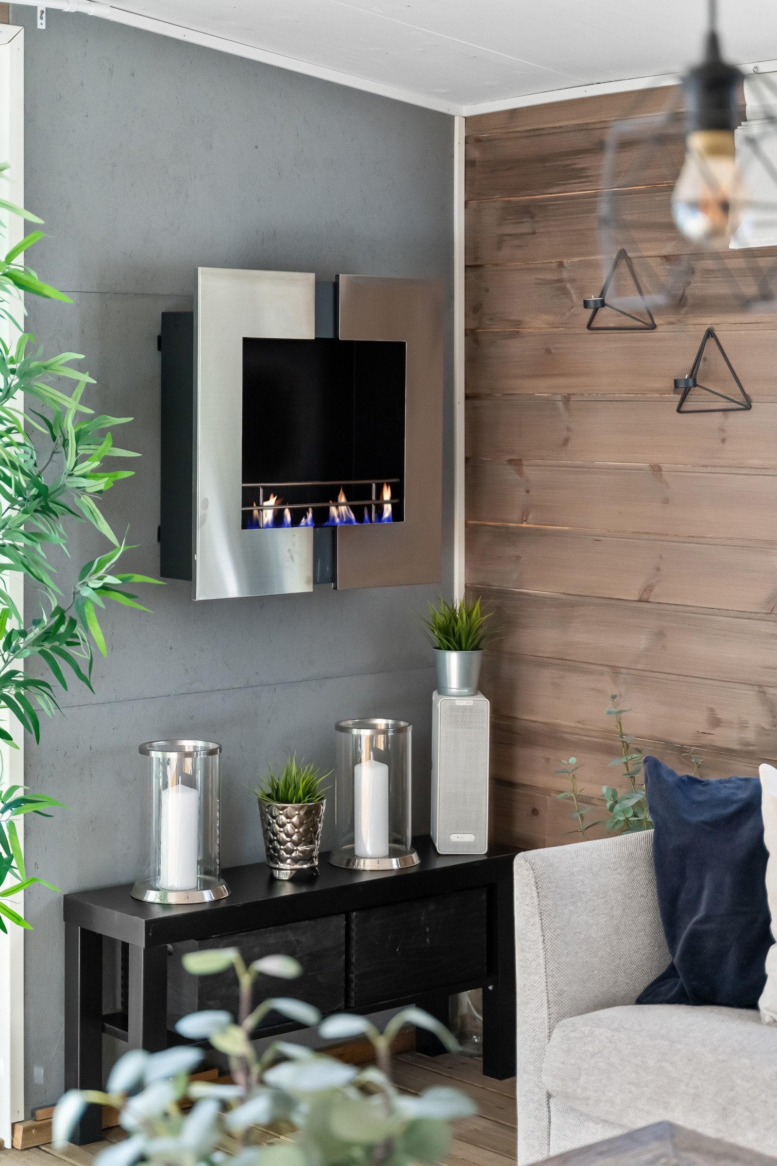 Biopeis som byr på hygge og trivsel i vinterhagen. Galleribilde