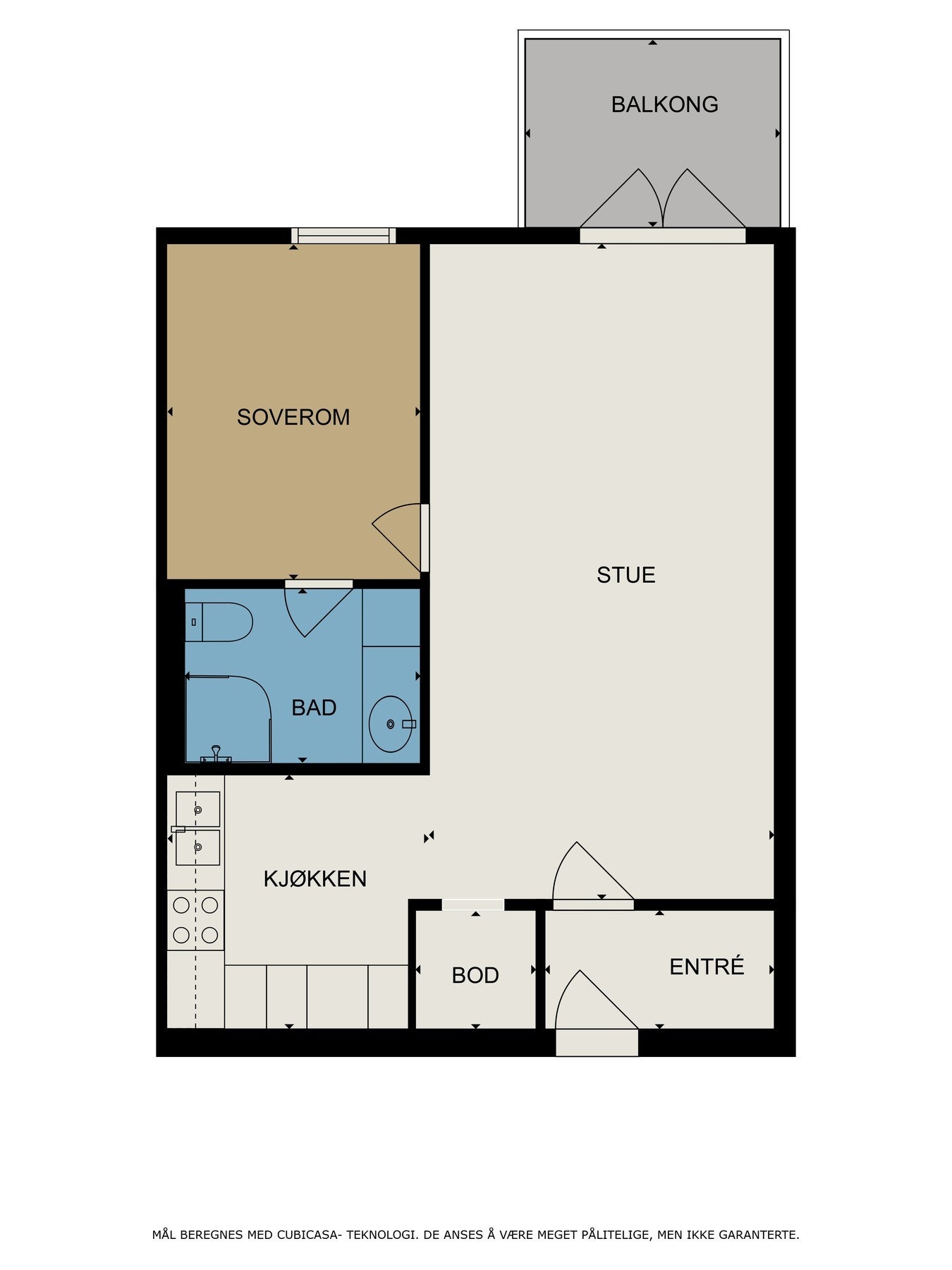 Plantegning. Galleribilde