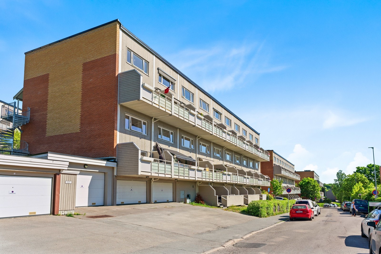 Borettslaget består av 168 andelsleiligheter. Galleribilde