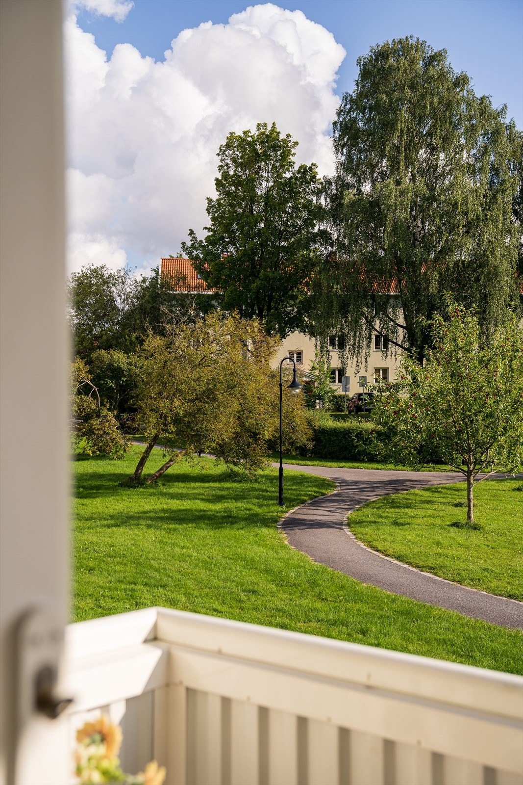 Utsikt balkong. Galleribilde