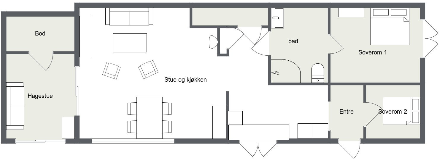 Plantegning Galleribilde
