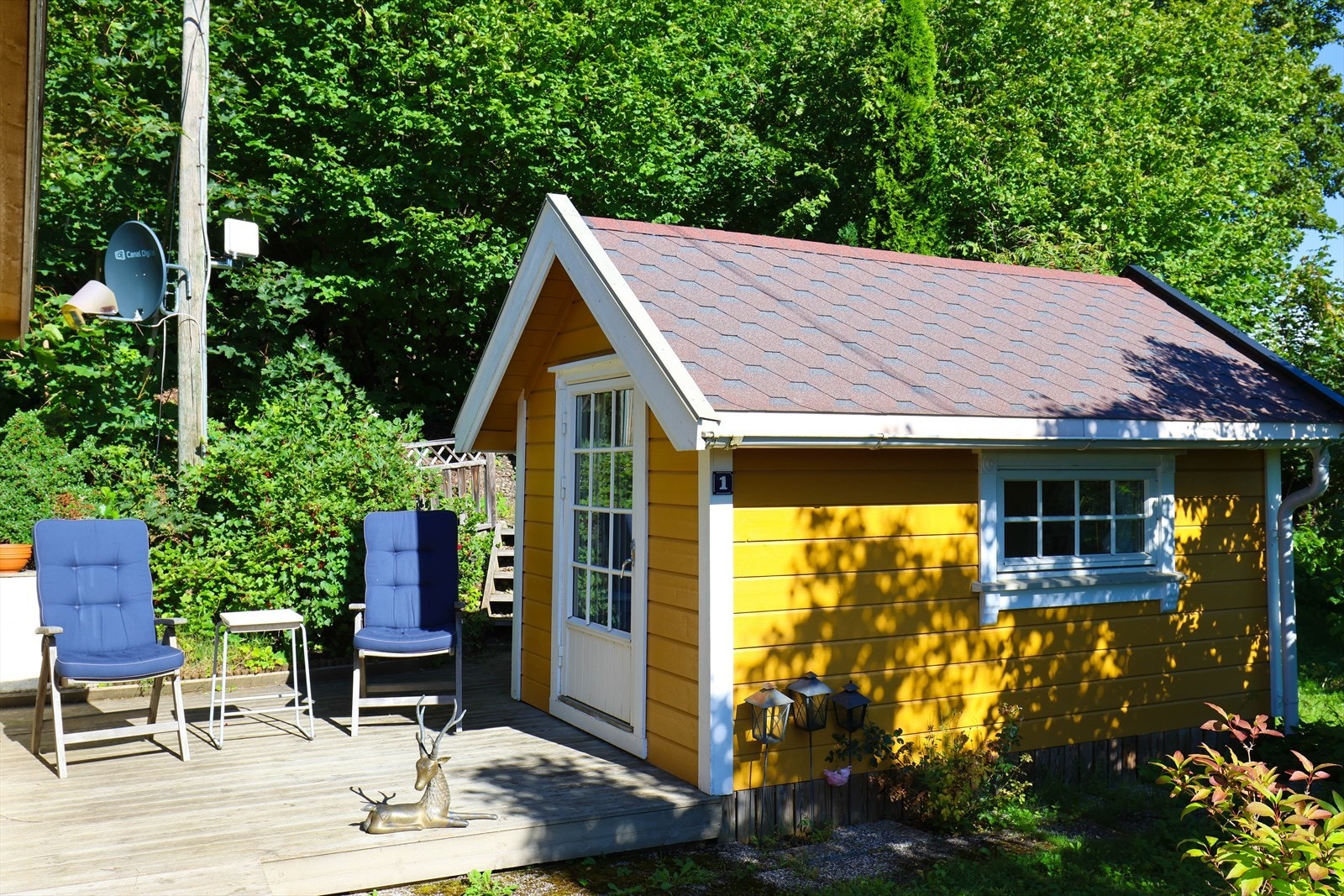 Anneks fra 2006 har rikelig med soveplass. Galleribilde