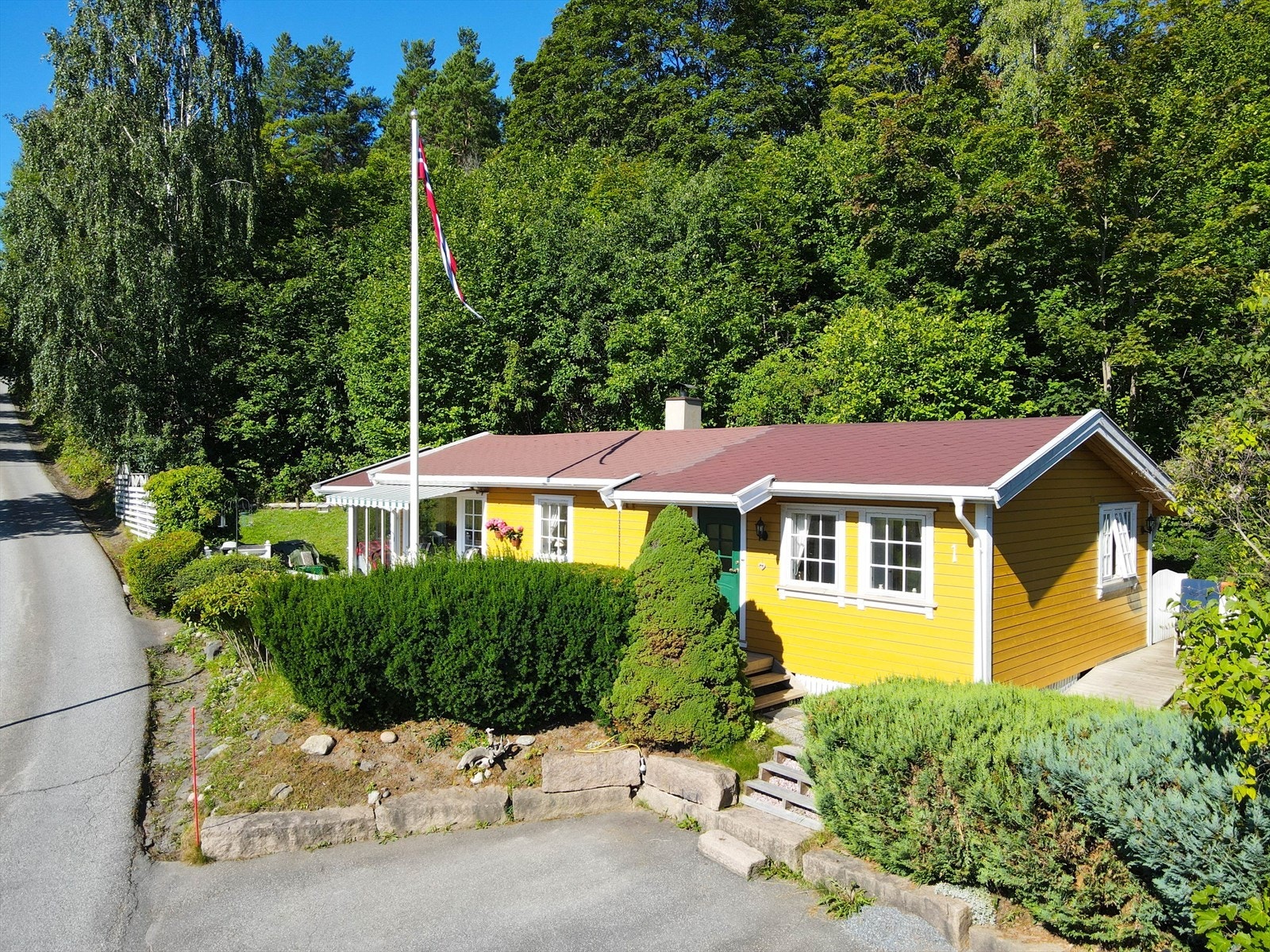 Parkering på tomt Galleribilde