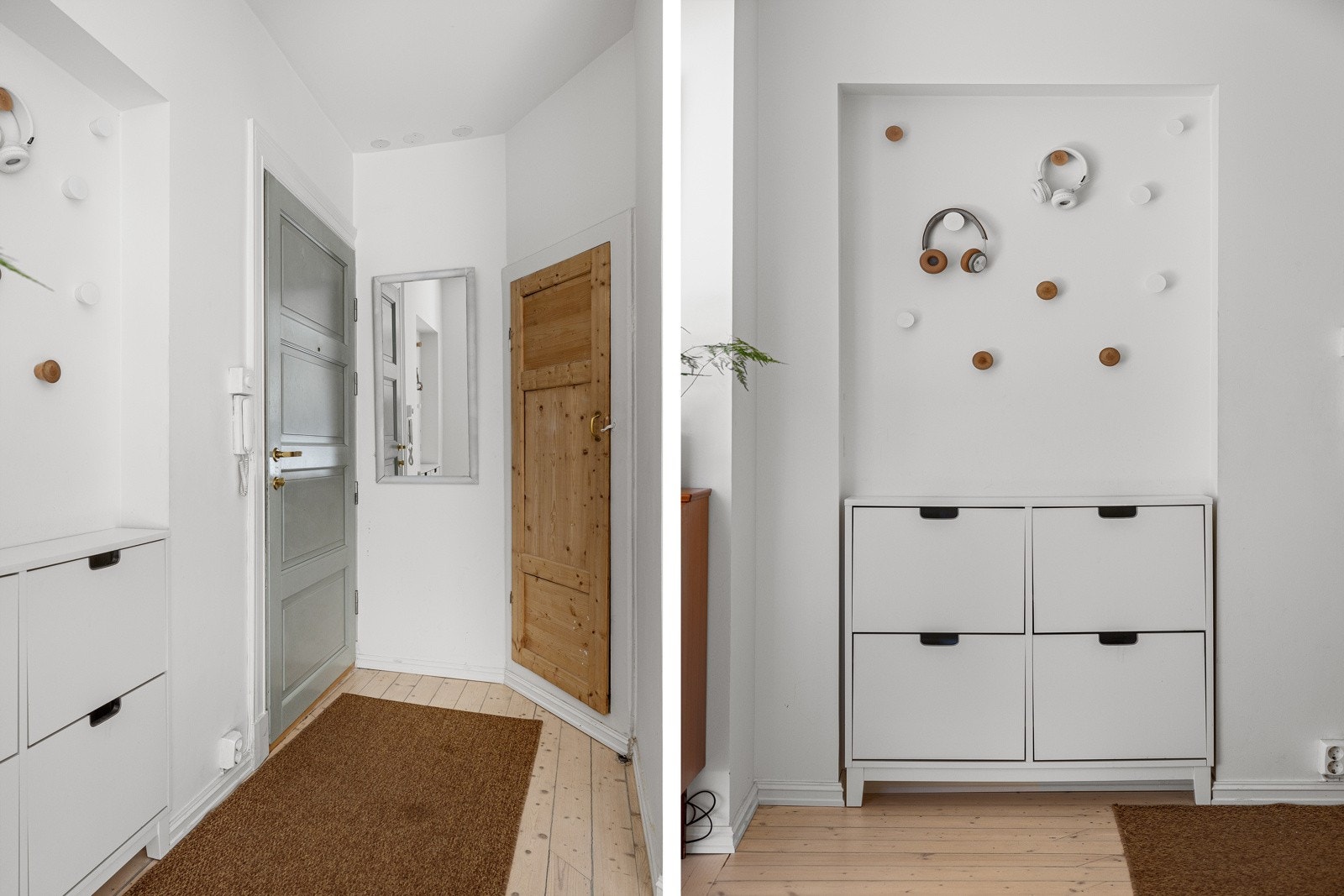 Trivelig entré i hovedetasjen. Galleribilde