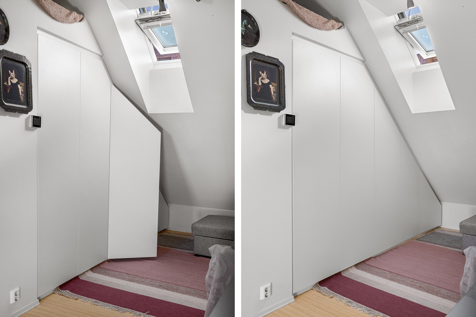 Flere oppbevaringsløsninger i leiligheten. Galleribilde