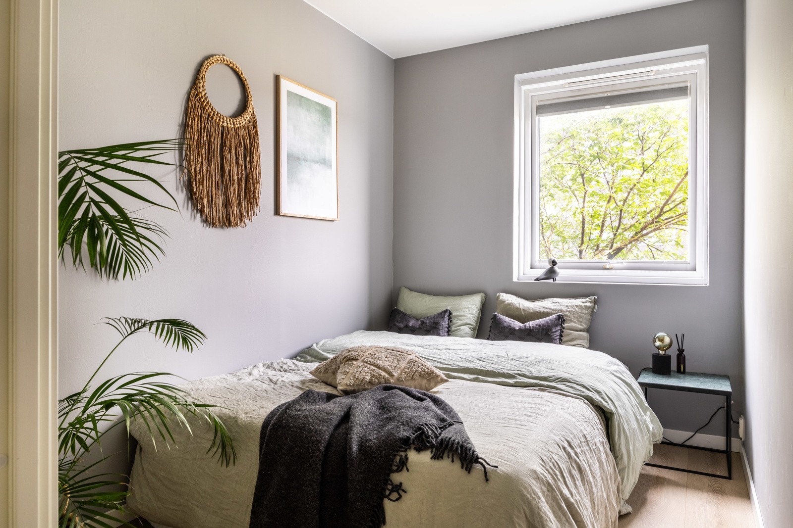 Leilighetens andre soverom. Det er mulighet til å lage større soverom ved å slå sammen sov. 2 og sov. 3. Galleribilde