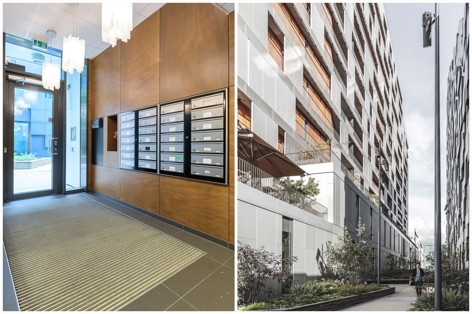 Inngangen ligger godt skjermet til i sidegate. 2 barnehager i nærheten, Strekkoden og Munch Brygge. Beboere har tilgang til barnehagens utearealer utenfor åpningstid. Galleribilde