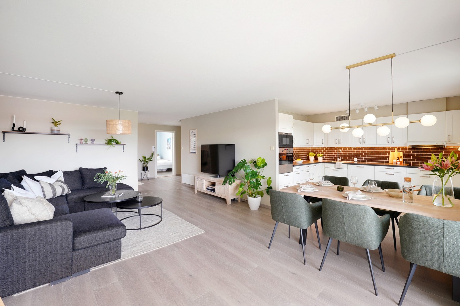 Meget pen luftig stue Galleribilde