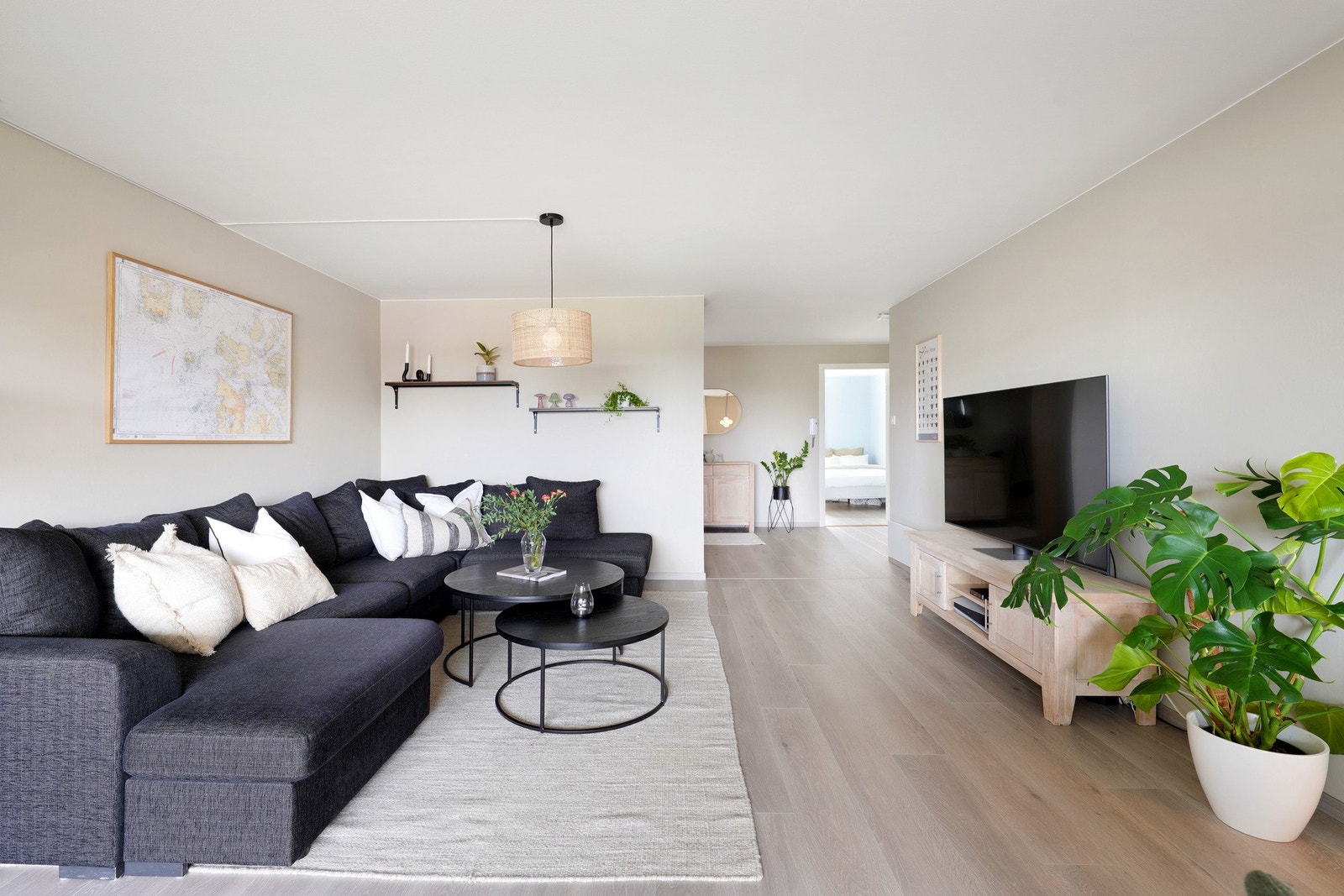 Det er nymalt i 2023 i oppholdsrommene Galleribilde