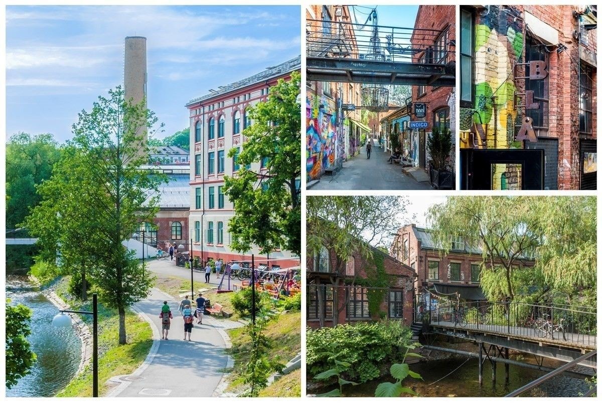 Kort vei til Akerselva med flotte turmuligheter. Galleribilde